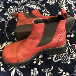 Red Leather Dansko Boots Size 38